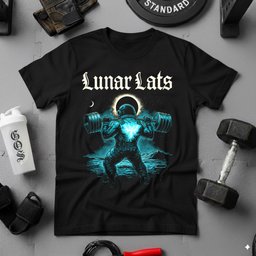Lunar Lats T Shirt Gift For Fitness Lover