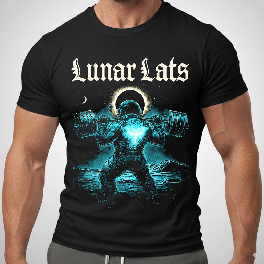 Lunar Lats T Shirt Gift For Fitness Lover