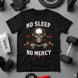 No Sleep No Mercy T Shirt Gift For Fitness Lover