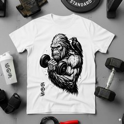 Bigfoot Curl T Shirt Gift For Fitness Lover