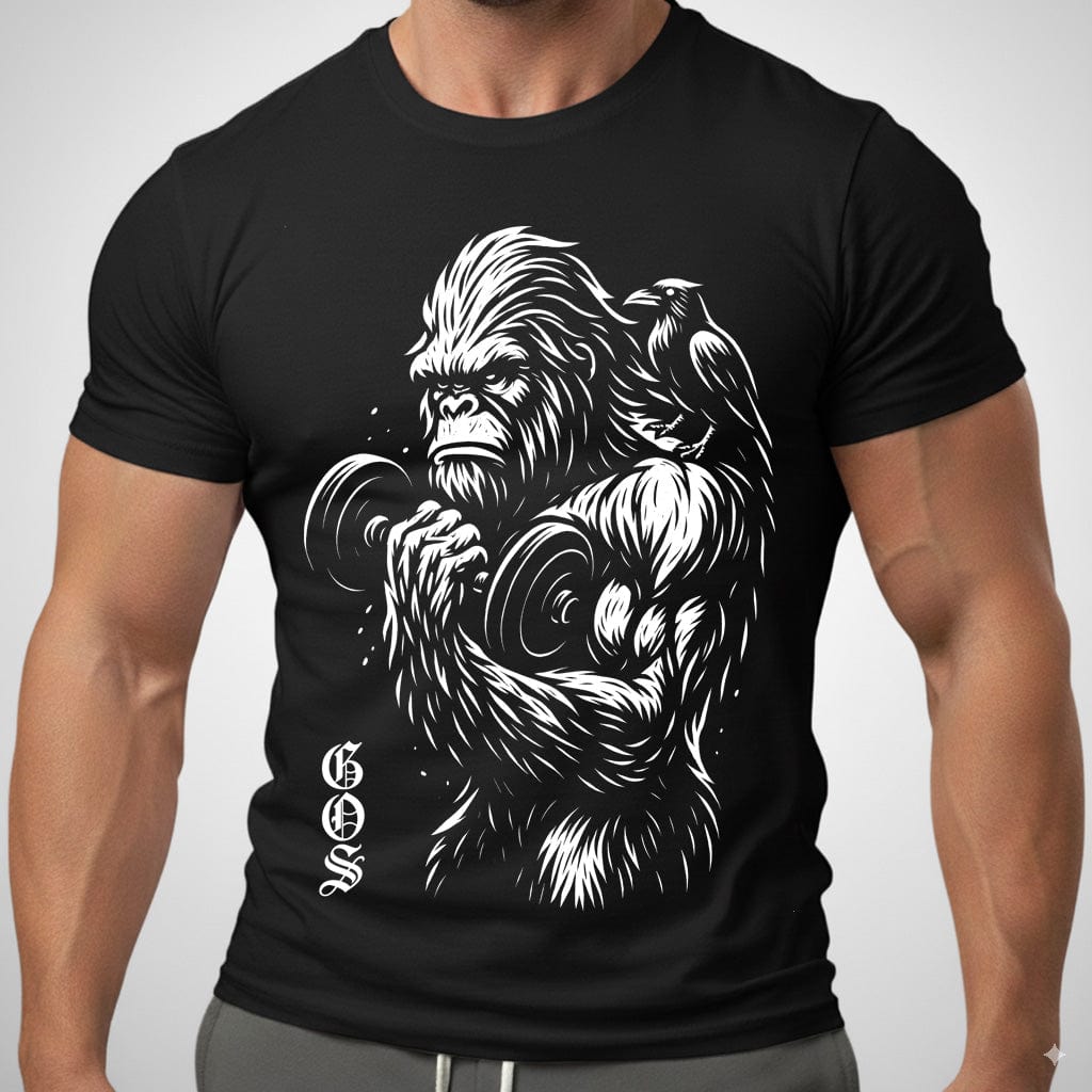 Bigfoot Curl T Shirt Gift For Fitness Lover