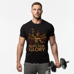 Reps For Glory T Shirt Gift For Fitness Lover