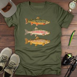 Spotted Trout T Shirt Gift For Fishing Enthusiast
