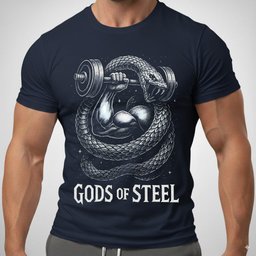 Snake Steel T Shirt Gift For Fitness Lover