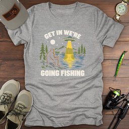Ufo Fishing T Shirt Gift For Fishing Enthusiast