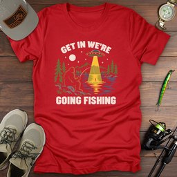Ufo Fishing T Shirt Gift For Fishing Enthusiast