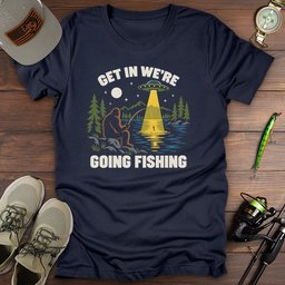 Ufo Fishing T Shirt Gift For Fishing Enthusiast