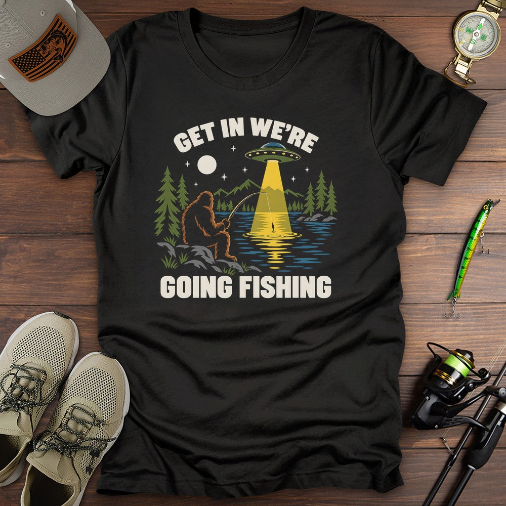 Ufo Fishing T Shirt Gift For Fishing Enthusiast