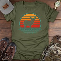 White Tailed Deer 80s T Shirt Gift For Fishing Enthusiast