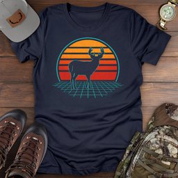 White Tailed Deer 80s T Shirt Gift For Fishing Enthusiast