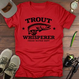 Trout Whisperer T Shirt Gift For Fishing Enthusiast
