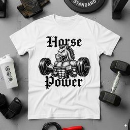 Real Horse Power T Shirt Gift For Fitness Lover