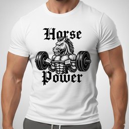 Real Horse Power T Shirt Gift For Fitness Lover