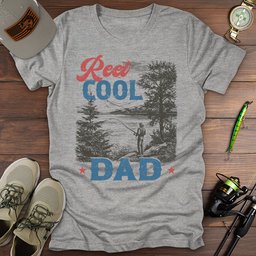 Reel Cool Dad T Shirt Gift For Dad