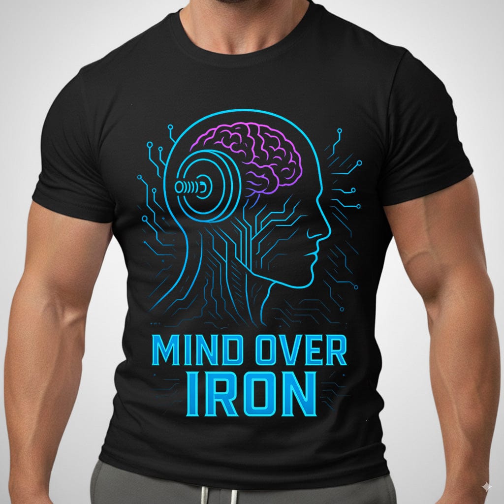Mind Over Iron T Shirt Gift For Fitness Lover