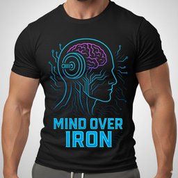 Mind Over Iron T Shirt Gift For Fitness Lover