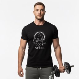 Gods Of Steel Eclipse T Shirt Gift For Fitness Lover