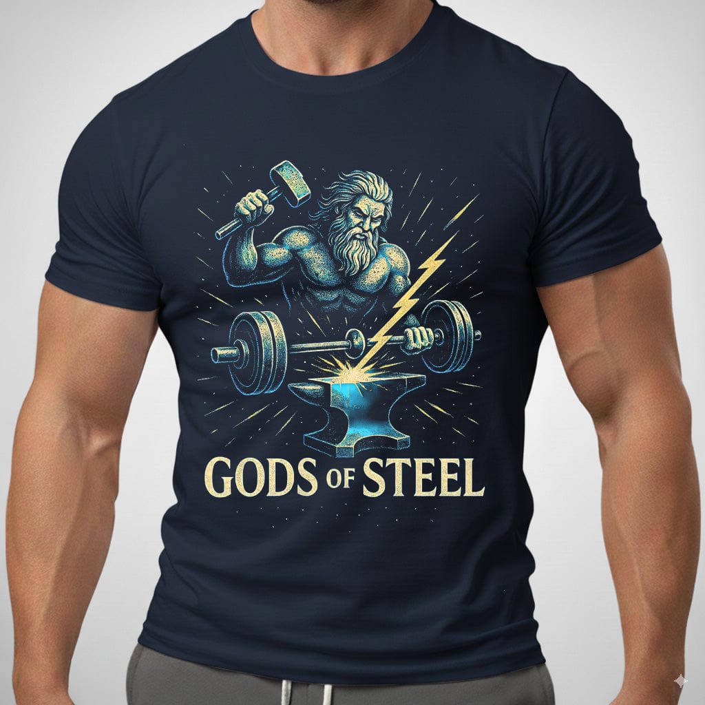Steel Anvil T Shirt Gift For Fitness Lover