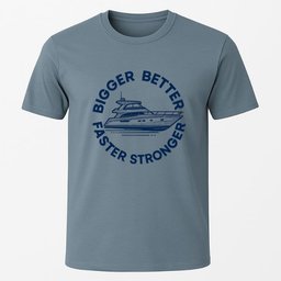 Bigger Better T Shirt Gift For Boat Owner