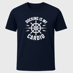 Cardio T Shirt Gift For Boat Owner