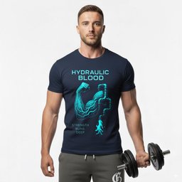 Hydraulic Blood T Shirt Gift For Fitness Lover