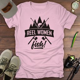 Reel Women Fish T Shirt Gift For Women