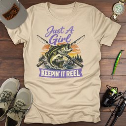 Reel Girl T Shirt Gift For Fishing Enthusiast