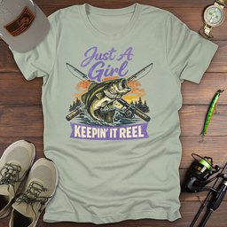 Reel Girl T Shirt Gift For Fishing Enthusiast