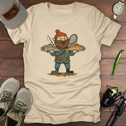 Yukon Silver Gold T Shirt Gift For Fishing Enthusiast