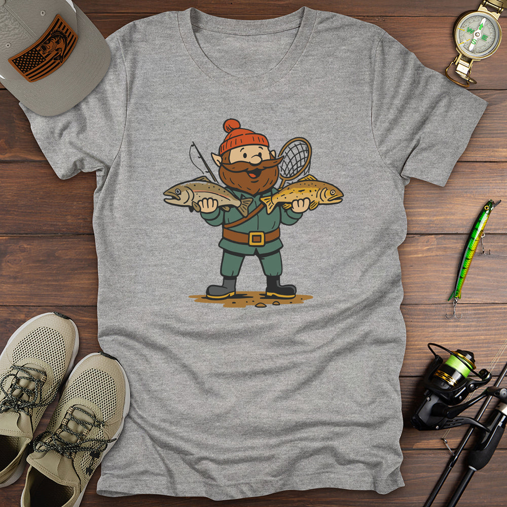 Yukon Silver Gold T Shirt Gift For Fishing Enthusiast