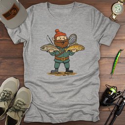 Yukon Silver Gold T Shirt Gift For Fishing Enthusiast