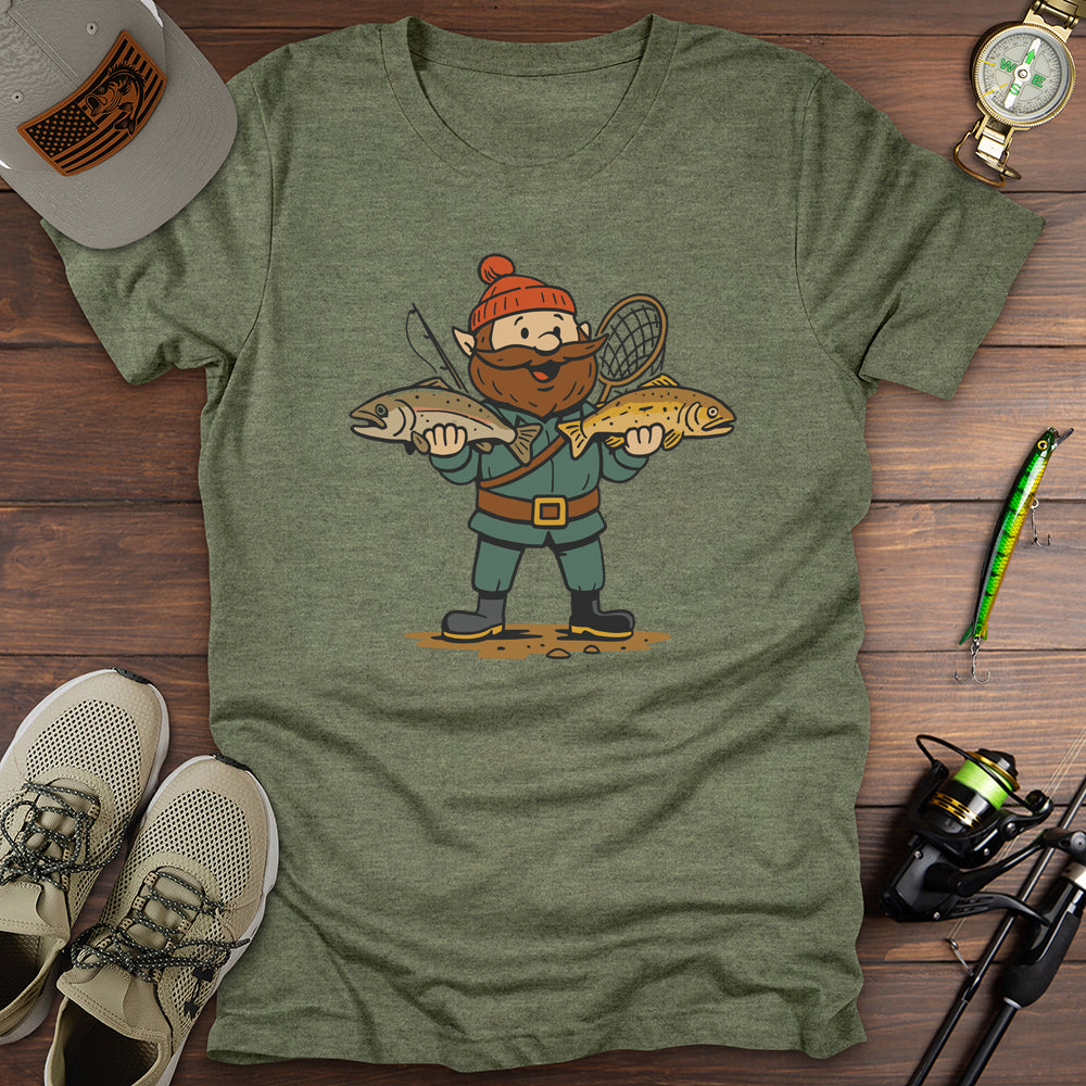 Yukon Silver Gold T Shirt Gift For Fishing Enthusiast