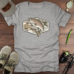 Trout Rising T Shirt Gift For Fishing Enthusiast