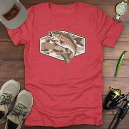 Trout Rising T Shirt Gift For Fishing Enthusiast