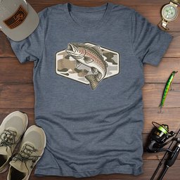 Trout Rising T Shirt Gift For Fishing Enthusiast
