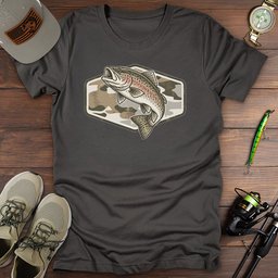 Trout Rising T Shirt Gift For Fishing Enthusiast