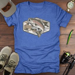 Trout Rising T Shirt Gift For Fishing Enthusiast