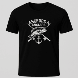 Anchors And Anglers T Shirt Gift For Boat Owner