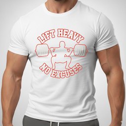 Lift Heavy No Excuses T Shirt Gift For Fitness Lover