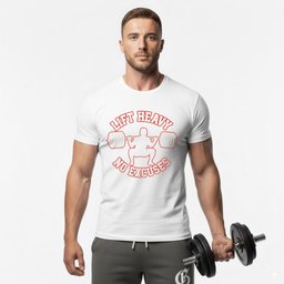Lift Heavy No Excuses T Shirt Gift For Fitness Lover