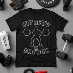 Lift Heavy Or Stay Weak T Shirt Gift For Fitness Lover