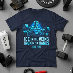 Ice In The Veins T Shirt Gift For Fitness Lover
