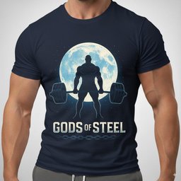 Moon Steel T Shirt Gift For Fitness Lover