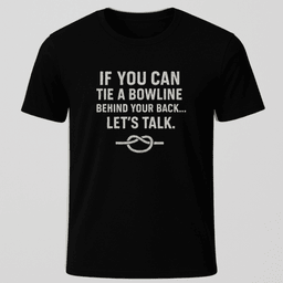 Bowline Validation T Shirt Gift For Boat Owner