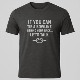 Bowline Validation T Shirt Gift For Boat Owner