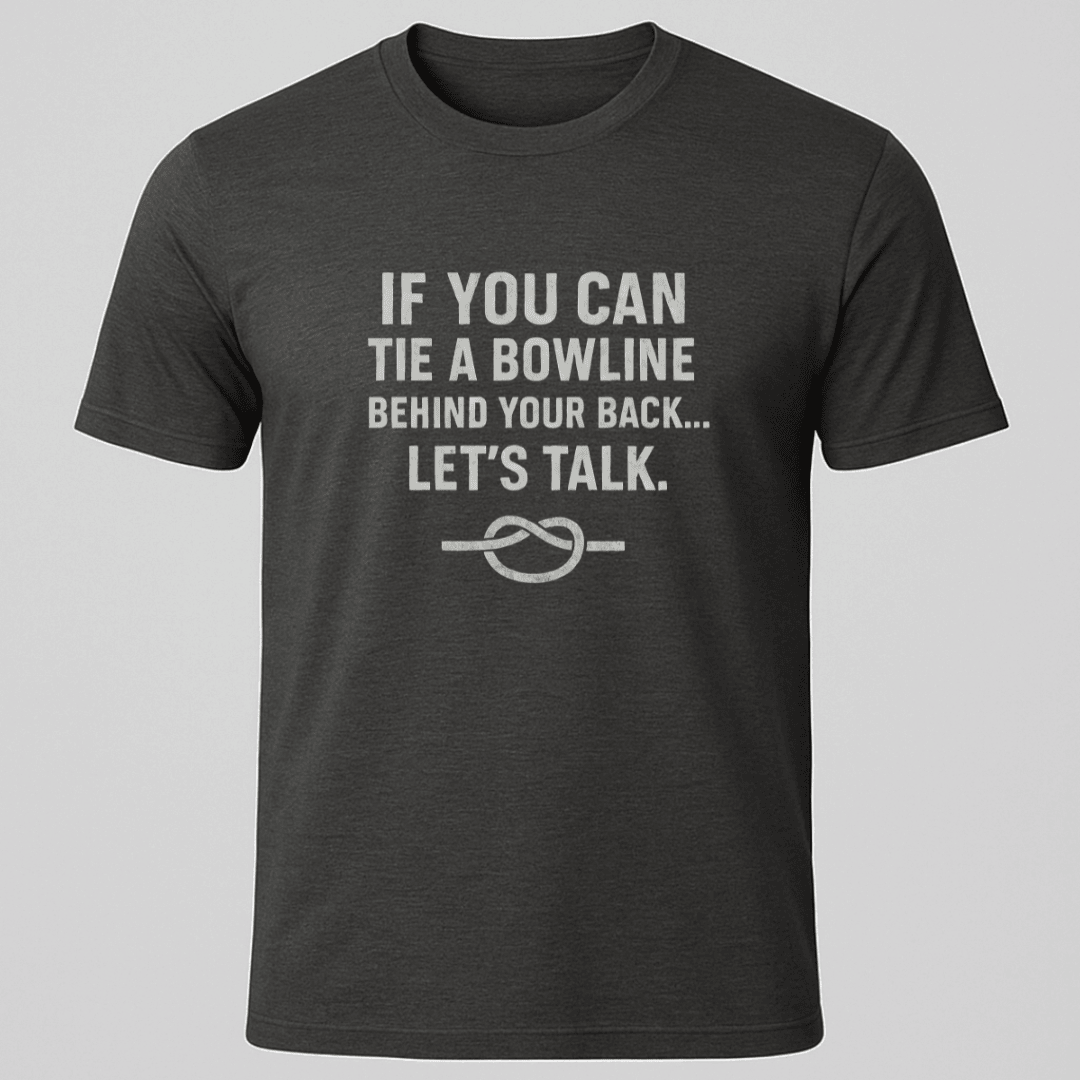 Bowline Validation T Shirt Gift For Boat Owner
