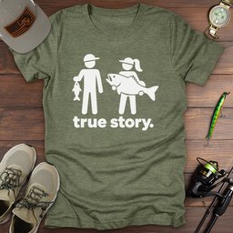 Reeled In T Shirt Gift For Fishing Enthusiast