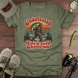 Undefeated Champion T Shirt Gift For Fishing Enthusiast