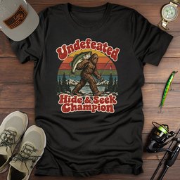Undefeated Champion T Shirt Gift For Fishing Enthusiast