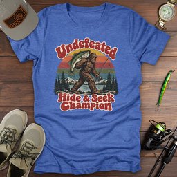 Undefeated Champion T Shirt Gift For Fishing Enthusiast